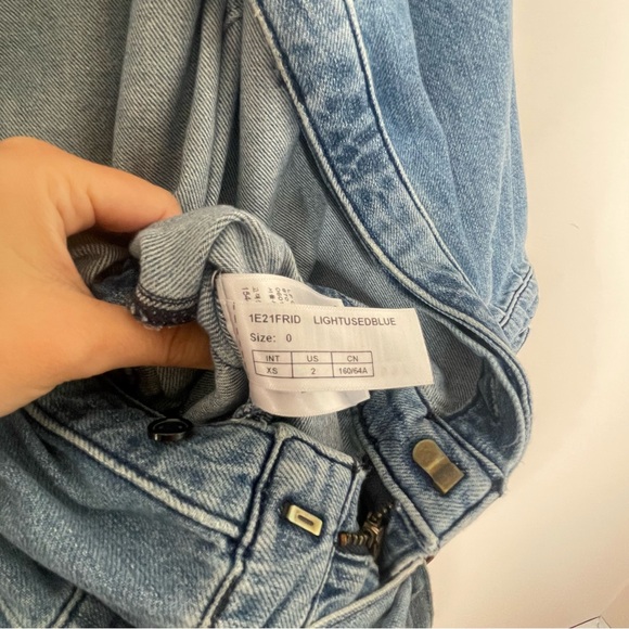 BA&SH Frida Denim Jumpsuit - Picture 9 of 10